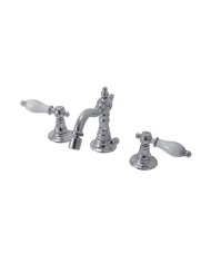 Robinet bidet haut 3 trous - Bleu Provence
