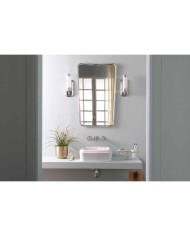 Miroir trapèze - So Fifties - Bleu Provence