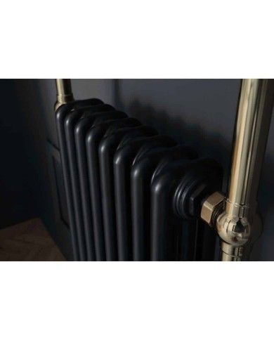 Radiateur sol avec insert fonte Bleu Provence