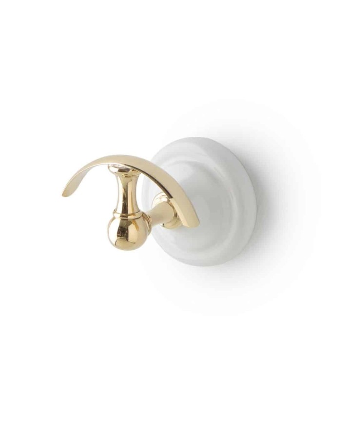 Porte peignoir demi-cercle Romantic Bleu Provence