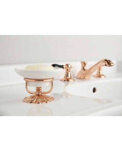 Porte savon à poser Décor Bleu Provence