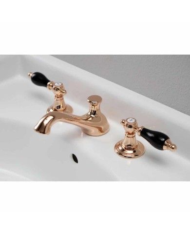 Robinet bas lavabo vidage 3t Bleu Provence