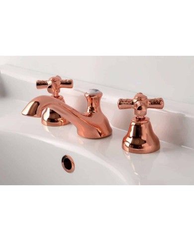 Robinet bas lavabo vidage 3t Bleu Provence