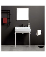 Porte serviettes 2 barres INDUSTRIAL Bleu Provence