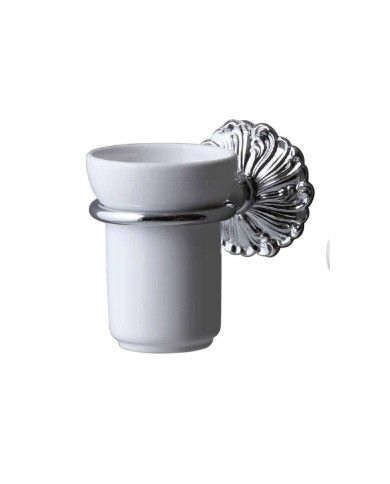 Porte brosse à dents mural Décor Bleu Provence