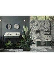 Lavabo double 102cm True Colors Lite Bleu Provence