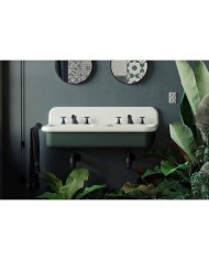 Lavabo double 102cm True Colors Lite Bleu Provence