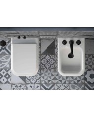 WC au sol 36cm True Colors Lite Bleu Provence