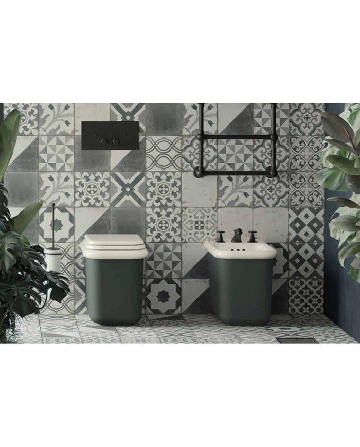 Bidet au sol 36 cm True Colors Lite Bleu Provence