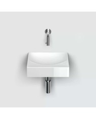 lave-mains blanc brillant 28cm 0 trou VALE Clou