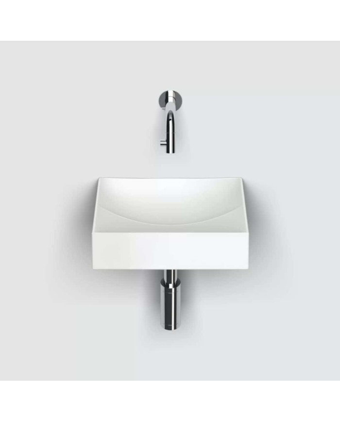 lave-mains blanc mat 28cm 0 trou VALE Clou