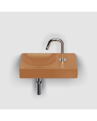 lave mains sable italien mat 38cm 1 trou VALE Clou