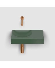 lave mains vert pin mat 38cm 0 trou VALE Clou