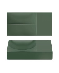 lave mains vert pin mat 38cm 0 trou VALE Clou