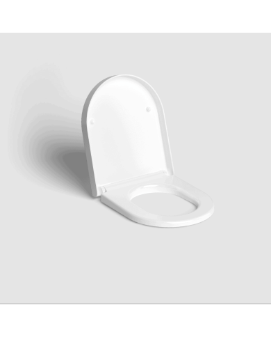 Toilette blanc brillant 49cm Hammock Rimless Clou