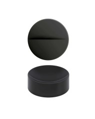 lave mains noir mat 22cm VALE ROUND Clou