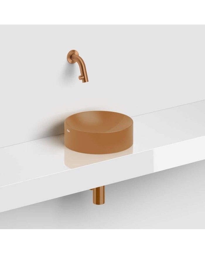 lave mains sable italien mat 22cm VALE ROUND Clou