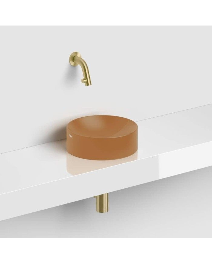 lave mains sable italien mat 22cm VALE ROUND Clou