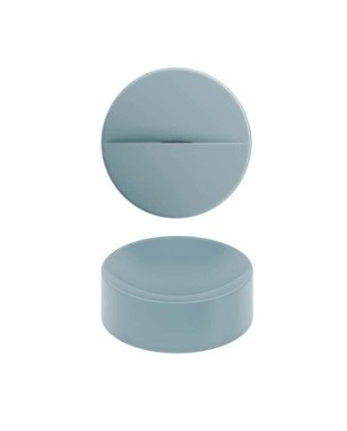 lave mains bleu mat 22cm VALE ROUND Clou