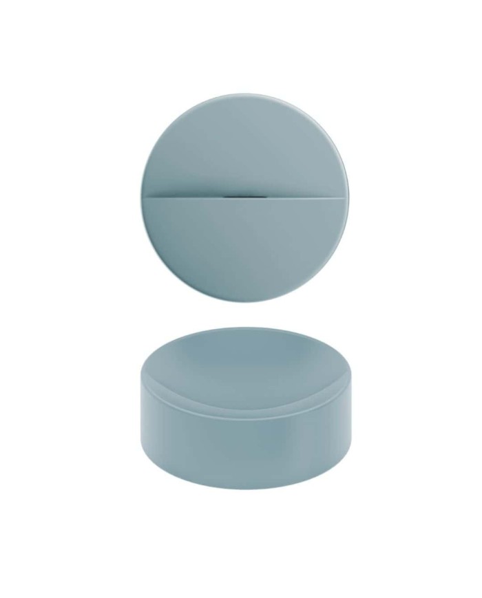 lave mains bleu mat 22cm VALE ROUND Clou