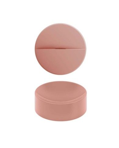 lave mains rose mat 22cm VALE ROUND Clou