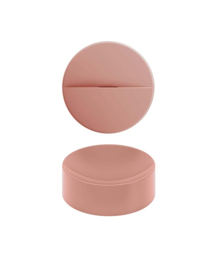 lave mains rose mat 22cm VALE ROUND Clou