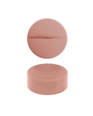 lave mains rose mat 22cm VALE ROUND Clou