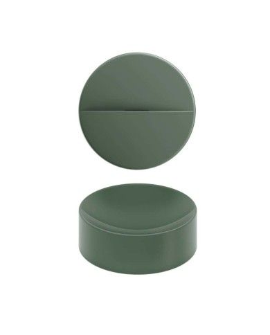 lave mains vert pin mat 22cm VALE ROUND Clou