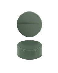 lave mains vert pin mat 22cm VALE ROUND Clou