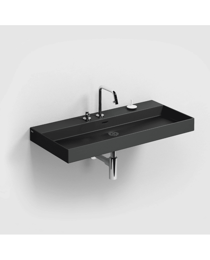 Lavabo noir 90cm New Wash Me Clou