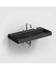Lavabo noir 90cm New Wash Me Clou