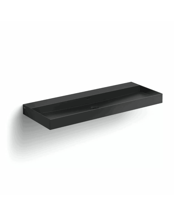 Lavabo noir 110cm New Wash Me Clou