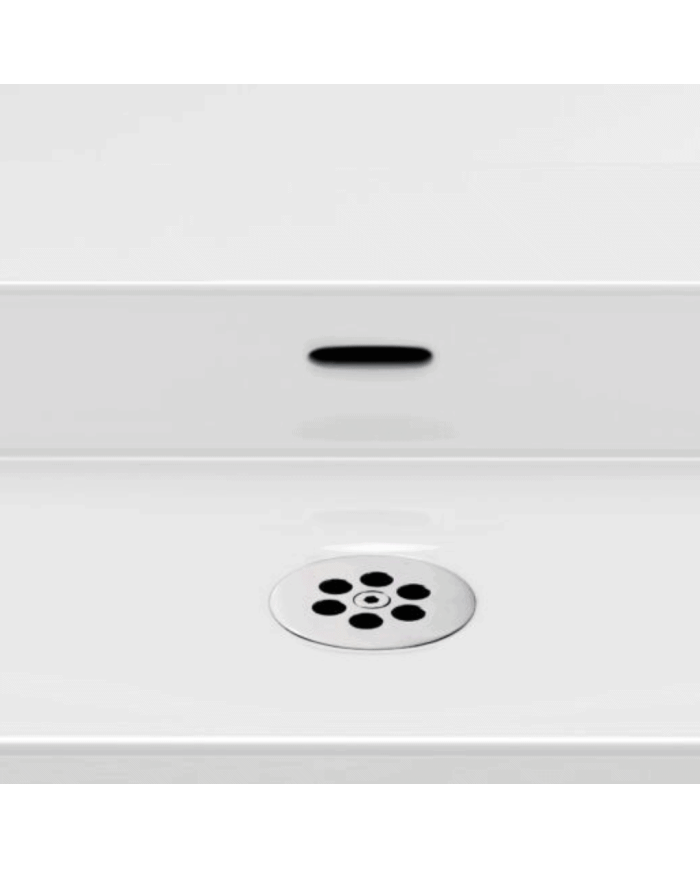 Lavabo blanc brillant marbre minéral Wash Me 50cm Clou