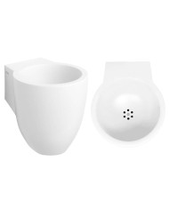 lave mains blanc mat aluite 27cm Flush 6 Clou