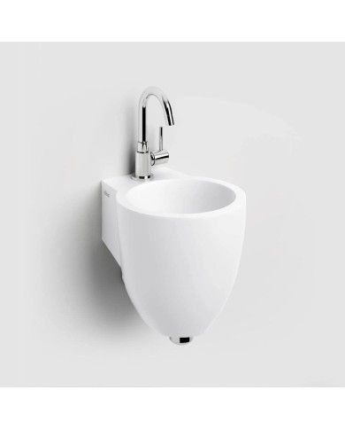lave mains blanc mat aluite 27cm Flush 6 Clou