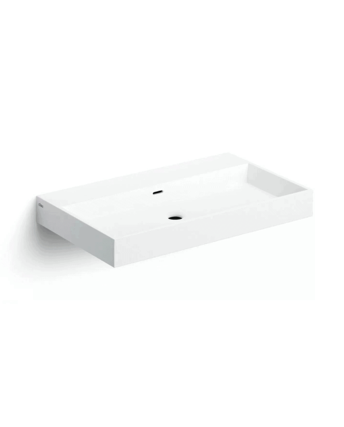 Lavabo blanc mat aluite Wash Me 70cm Clou