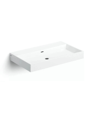 Lavabo blanc mat aluite Wash Me 70cm Clou