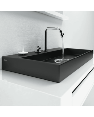 Lavabo noir mat Wash Me 90cm Clou