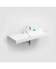 Lavabo blanc brillant Wash Me 110cm Clou