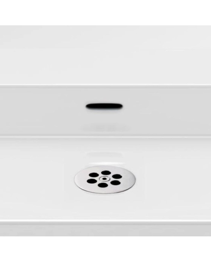 Lave mains blanc brillant 48 cm 0 trou MINI WASH ME Clou