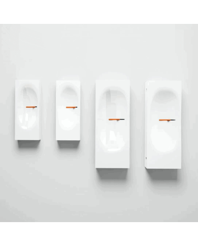 Lave mains blanc mat aluite 65cm Hammock Plus Clou