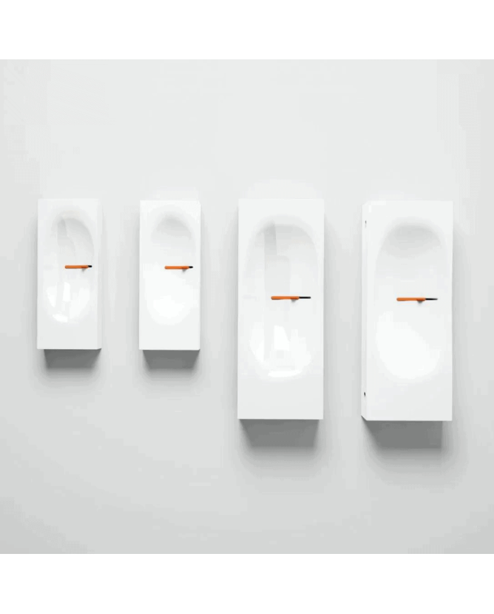 Lave mains blanc mat aluite 65cm Hammock Plus Clou