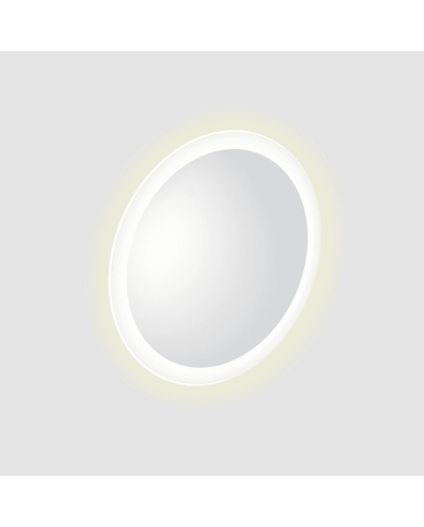 Miroir rond satiné LED LOOK AT ME Clou