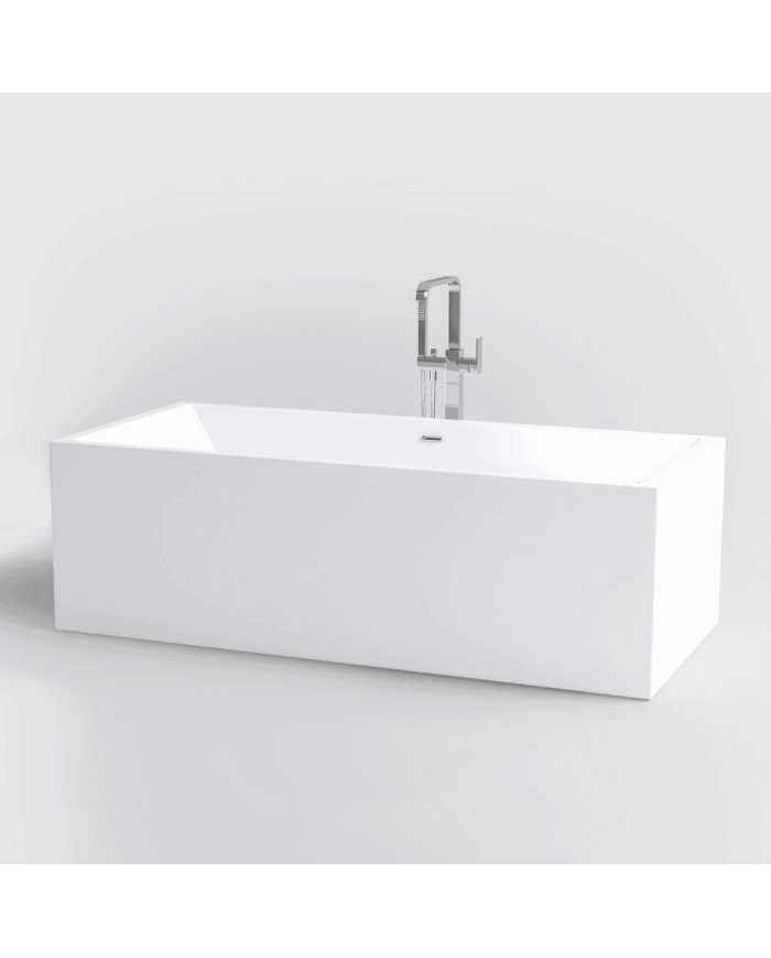 Baignoire îlot rectangulaire 330l InBe Clou