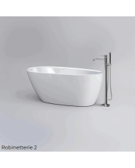 Baignoire îlot asymétrique 180l InBe Clou