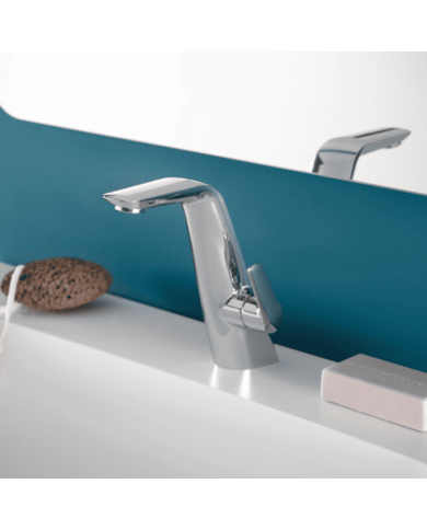 Mitigeur lavabo monotrou manette généreuse Naja Horus