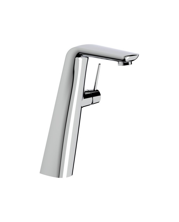 Mitigeur lavabo réhaussé monotrou manette fine Naja Horus