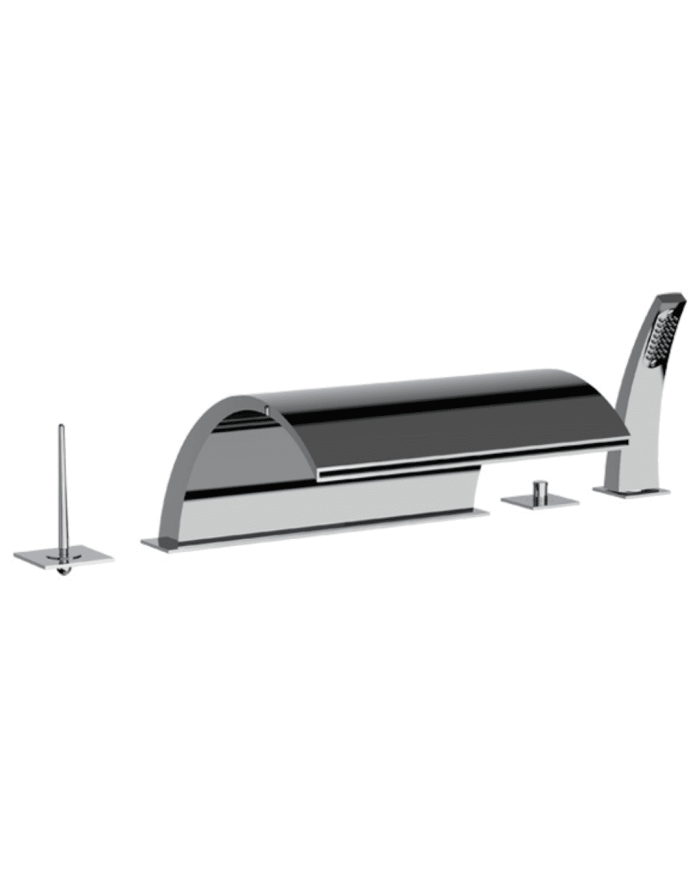 Mitigeur bain/douche 5 trous sur gorge Nouvelle Vague Horus