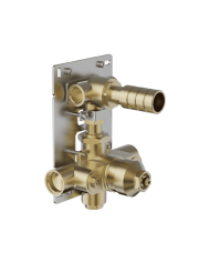 Habillage + corps mitigeur 2 sorties Minoé Horus