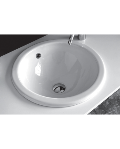 Lavabo sous plan sottopiano Bleu Provence